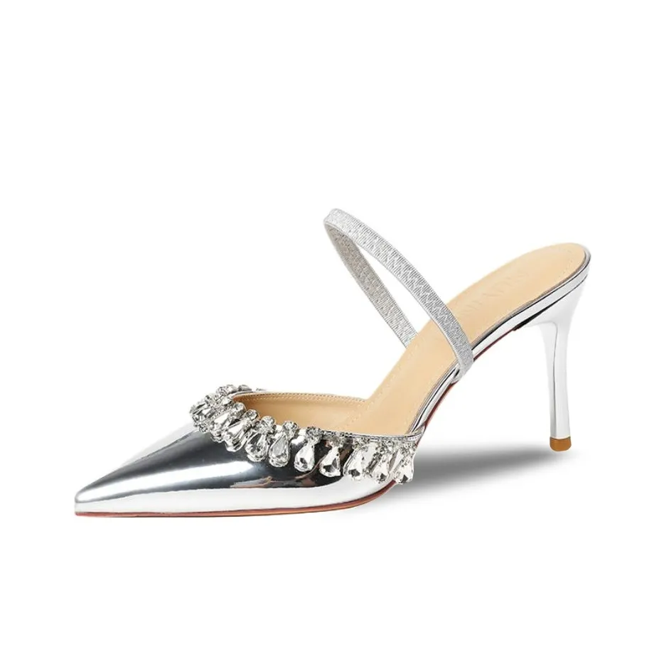 Lanza Домашние тапочки Женские Серебряные