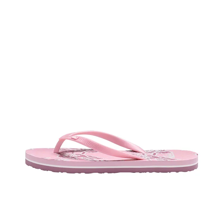 Quiksilver EVA Устойчивые к истиранию Шлепанцы Женские Персиково-розовый