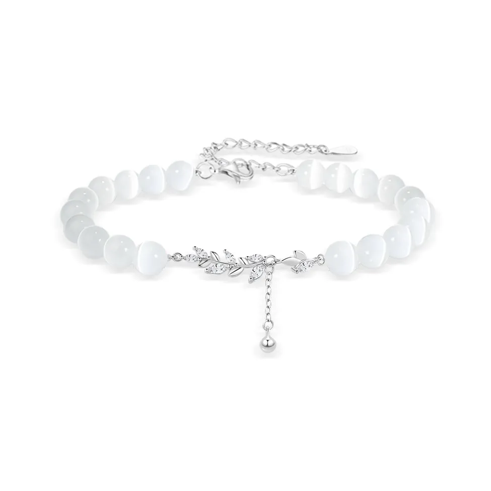 JOYDINNY Стекло Кошачий глаз Браслеты Унисекс