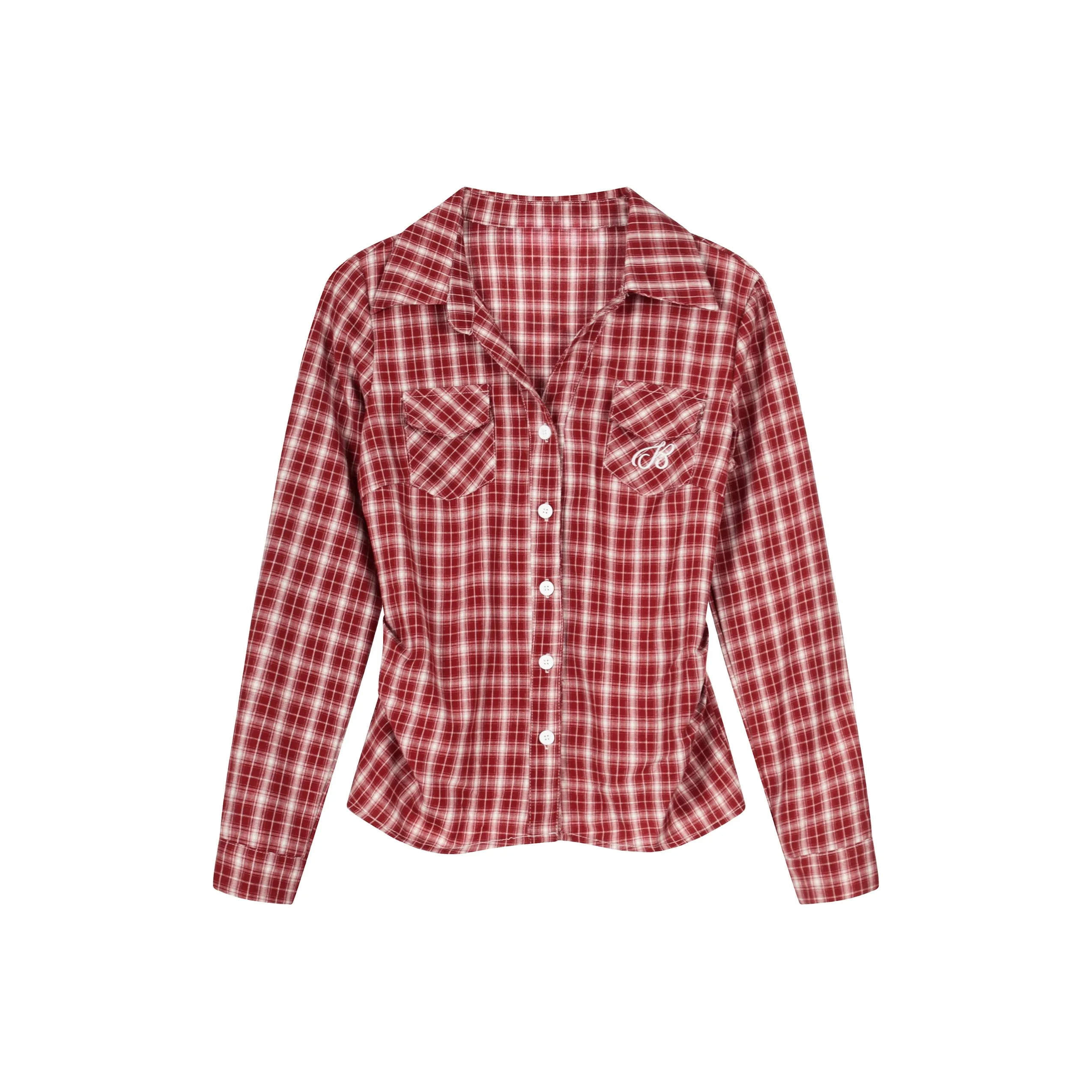 7 SEVFUN Красный Женские Рубашки