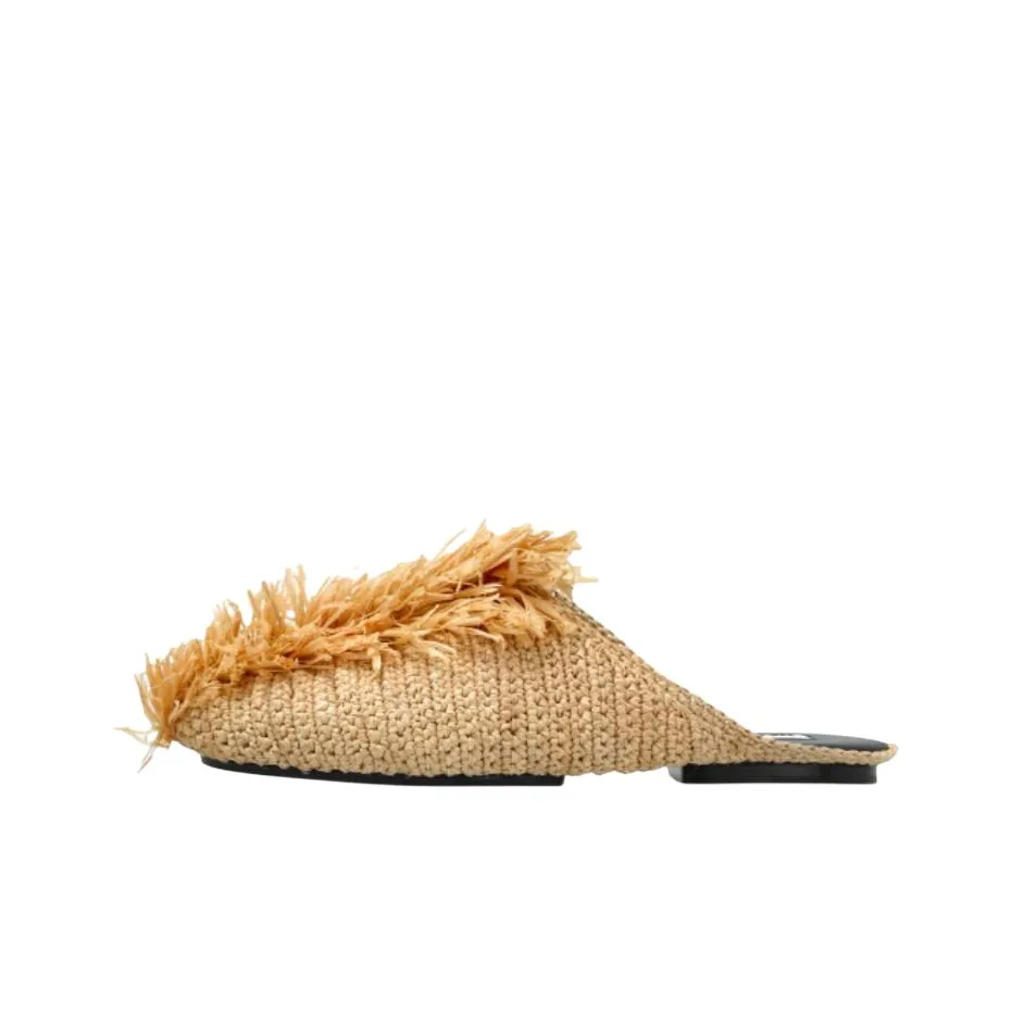 JIL SANDER Wrap toe Slippers Women's Yellow