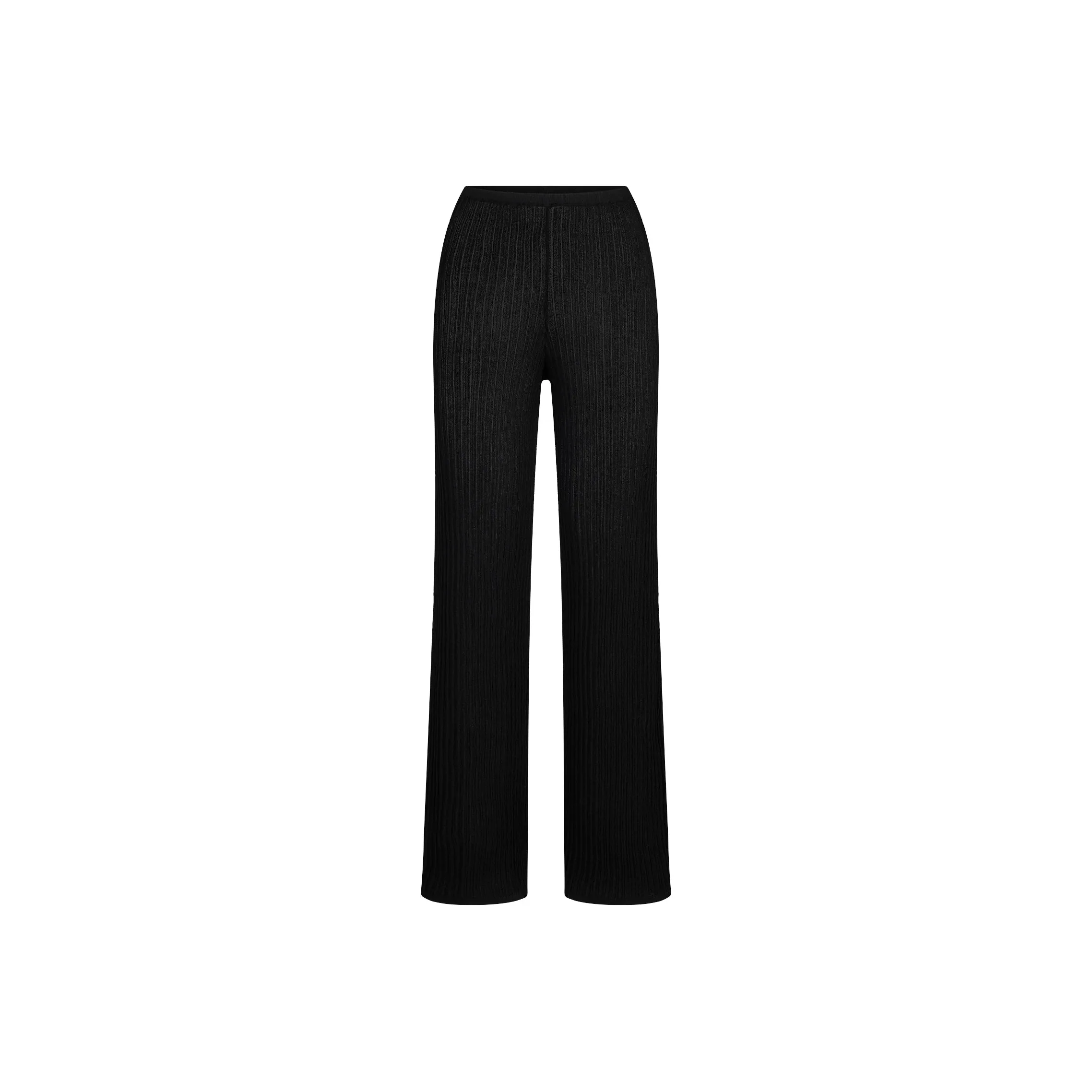 SKIMS FW25 Прозрачный Вязаные Прямые Брюки для Тренировок Женские