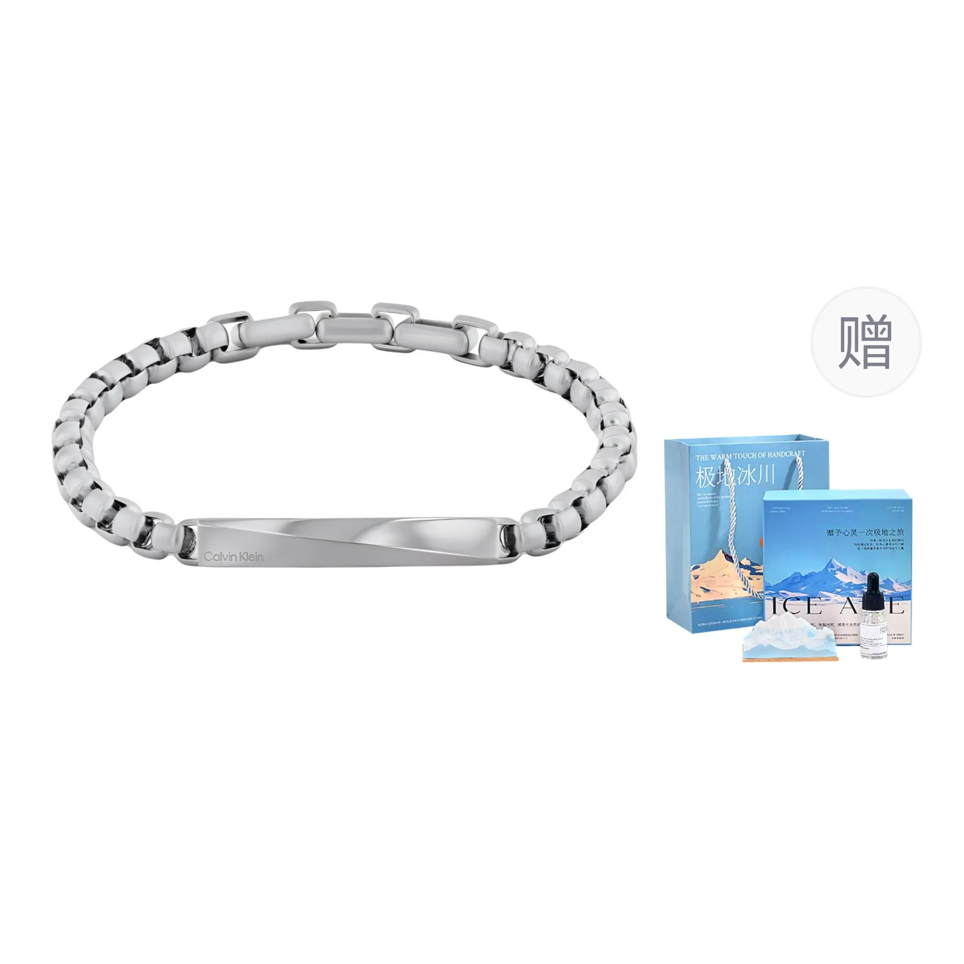 CALVIN KLEIN Titanium Steel Bracelets Men's Steel