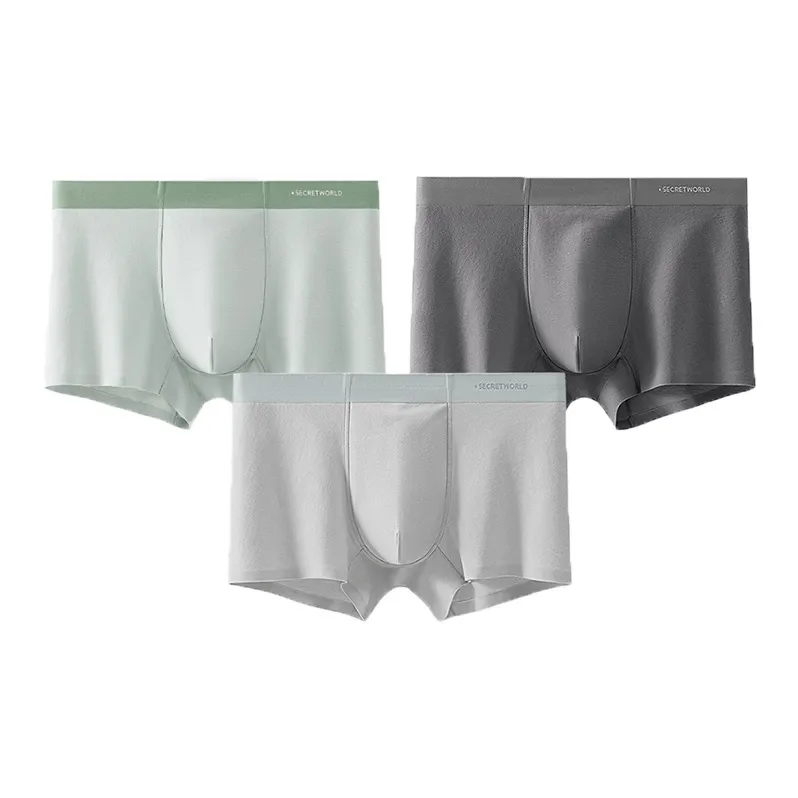 SecretWorld Нижнее белье из кожи дружелюбное удобное боксер мужской 3 упаковки