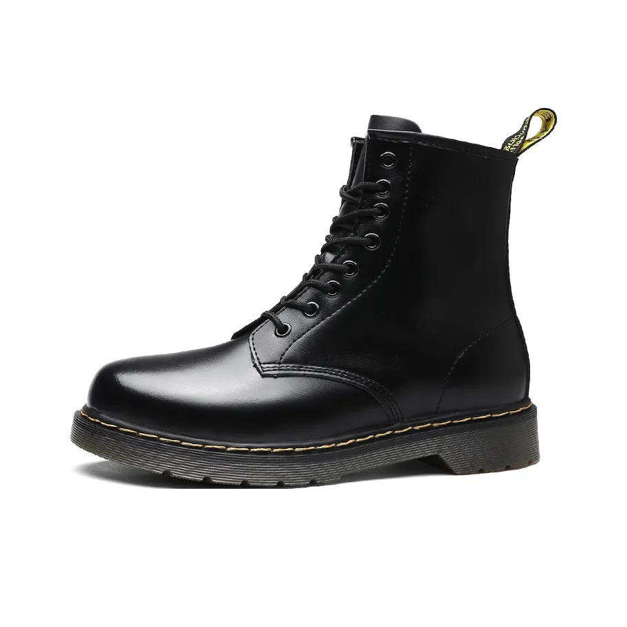 EMINU Короткий MID Голень Мартин Ботин Мужской