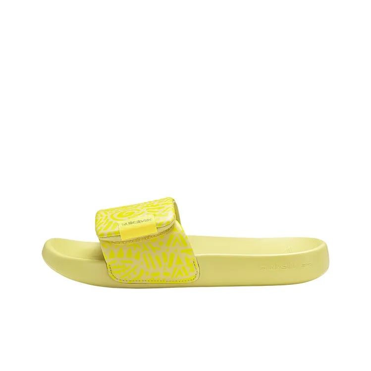 Quiksilver ЭВА Граффити Устойчивые к истиранию Слипоны Женские Лимон