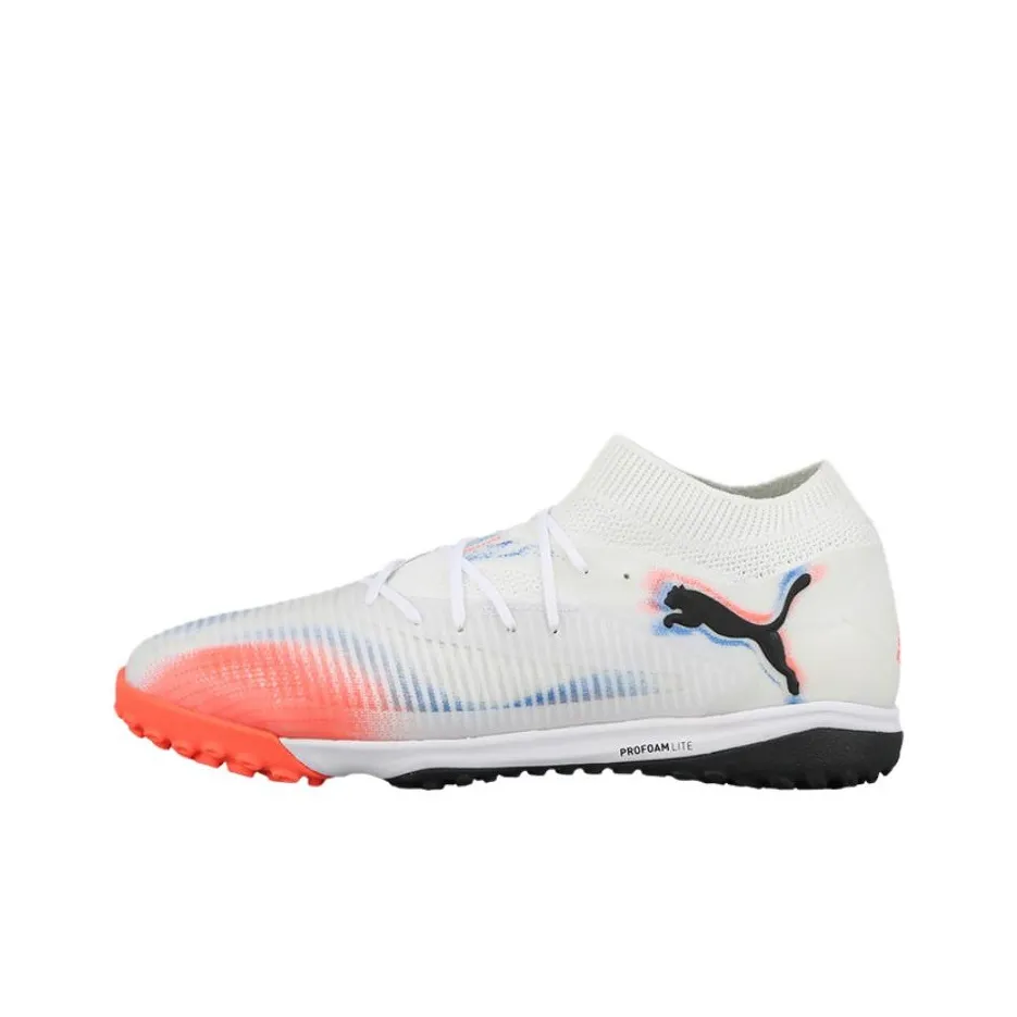 PUMA FUTURE 8 TF Шипы Футбольные бутсы Унисекс Белый Красный