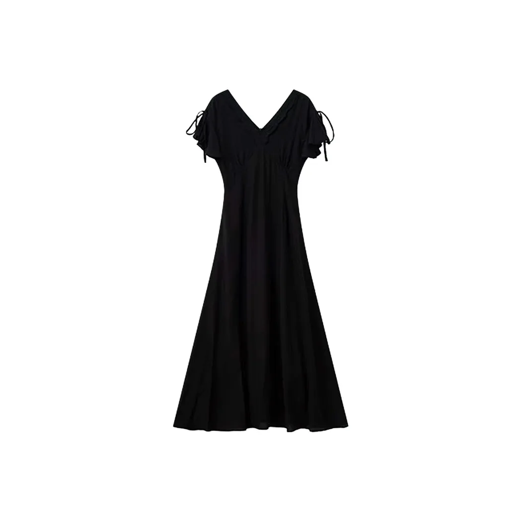 BVODE Короткий рукав Платье Женское