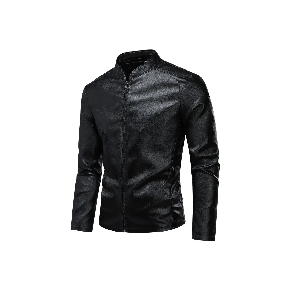 PLQV Мужские кожаные куртки
