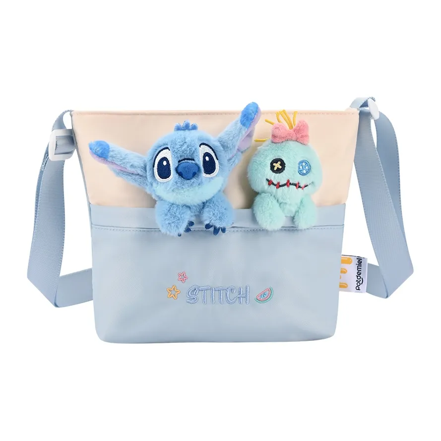POTDEMIEL Disney Disney Stitch Sweet Dream Collection Ткань Сумка через плечо Унисекс Light Blue