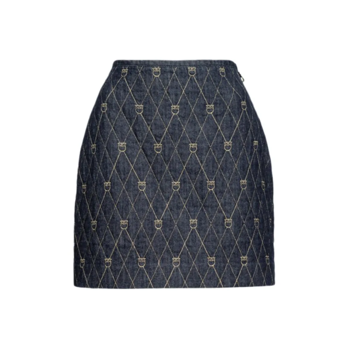 PINKO FW22 Повседневные короткие юбки Женские Темно-синий