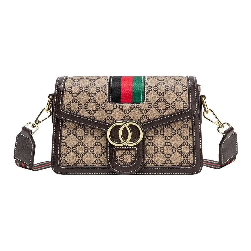 DOSRFINI PVC Сумка через плечо Стандартная Женская Кофейного цвета