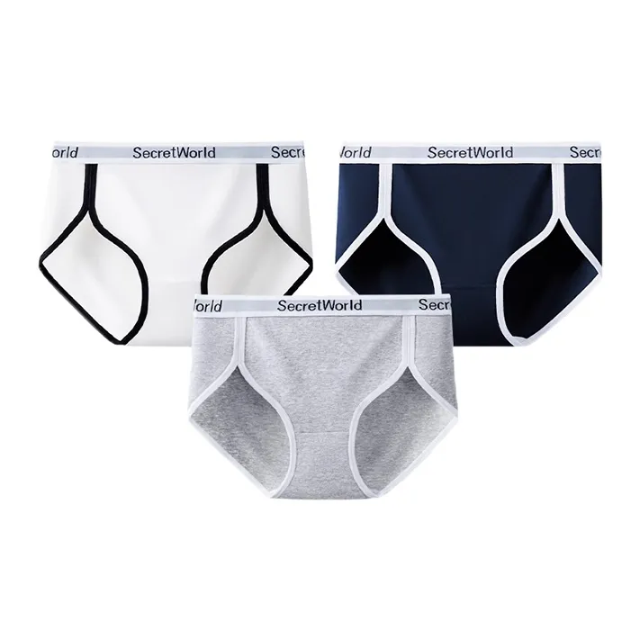SecretWorld Трусики-бикини Минималистский стиль Дышащий Спортивный Легкий Отводящий влагу Женский