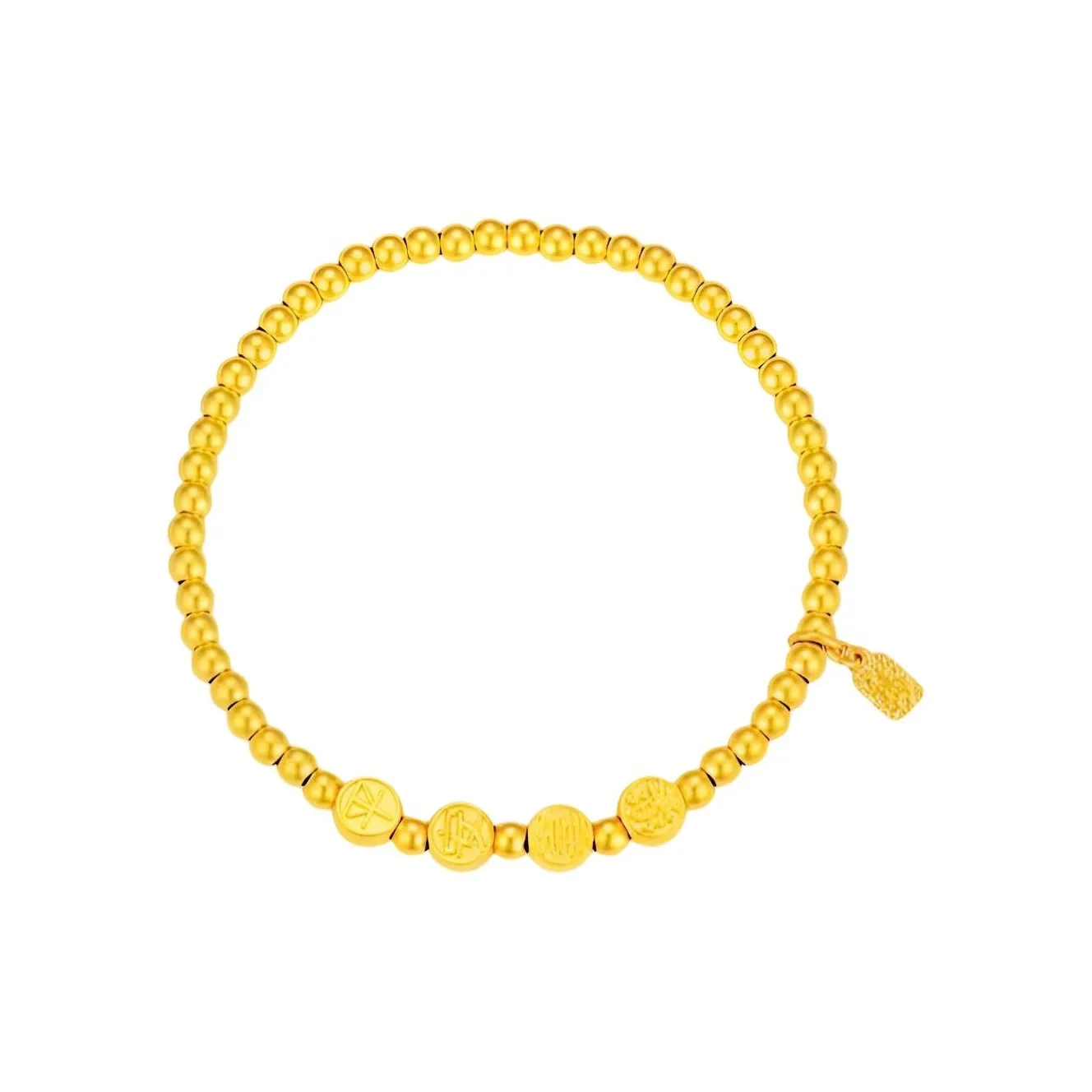 KZD Сплав Браслет с бусинами Good Luck Женские