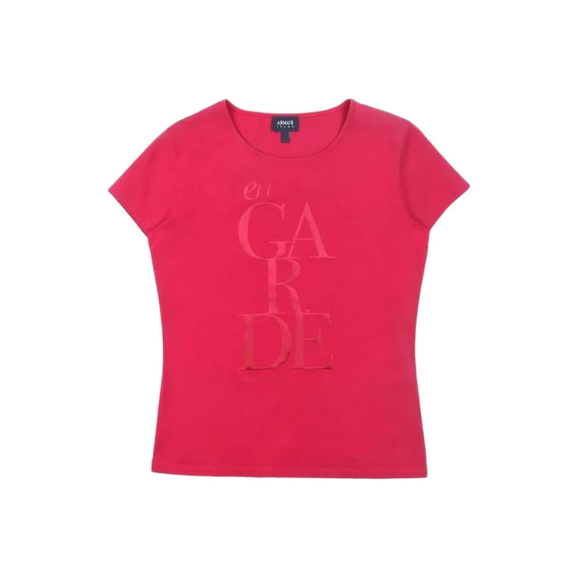 ARMANI JEANS T Shirts Women's Red