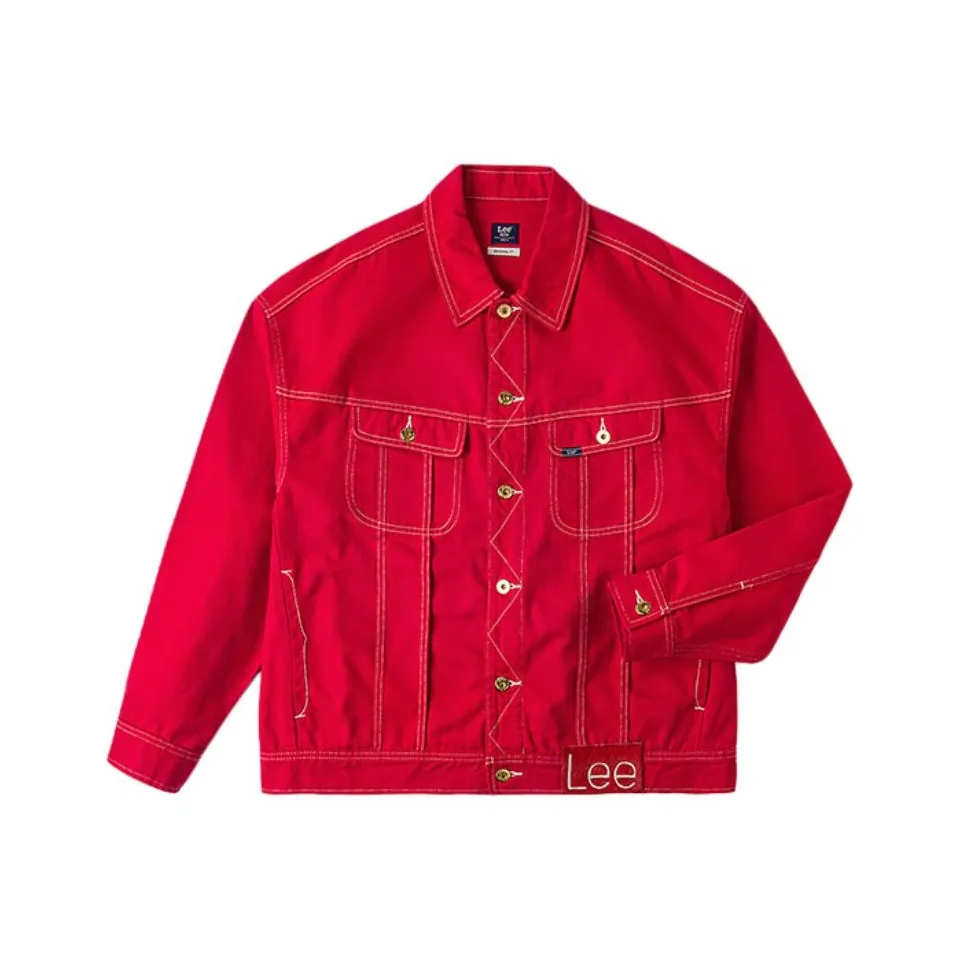 Lee Red Unisex Jackets Ли Красный Унисекс Куртки