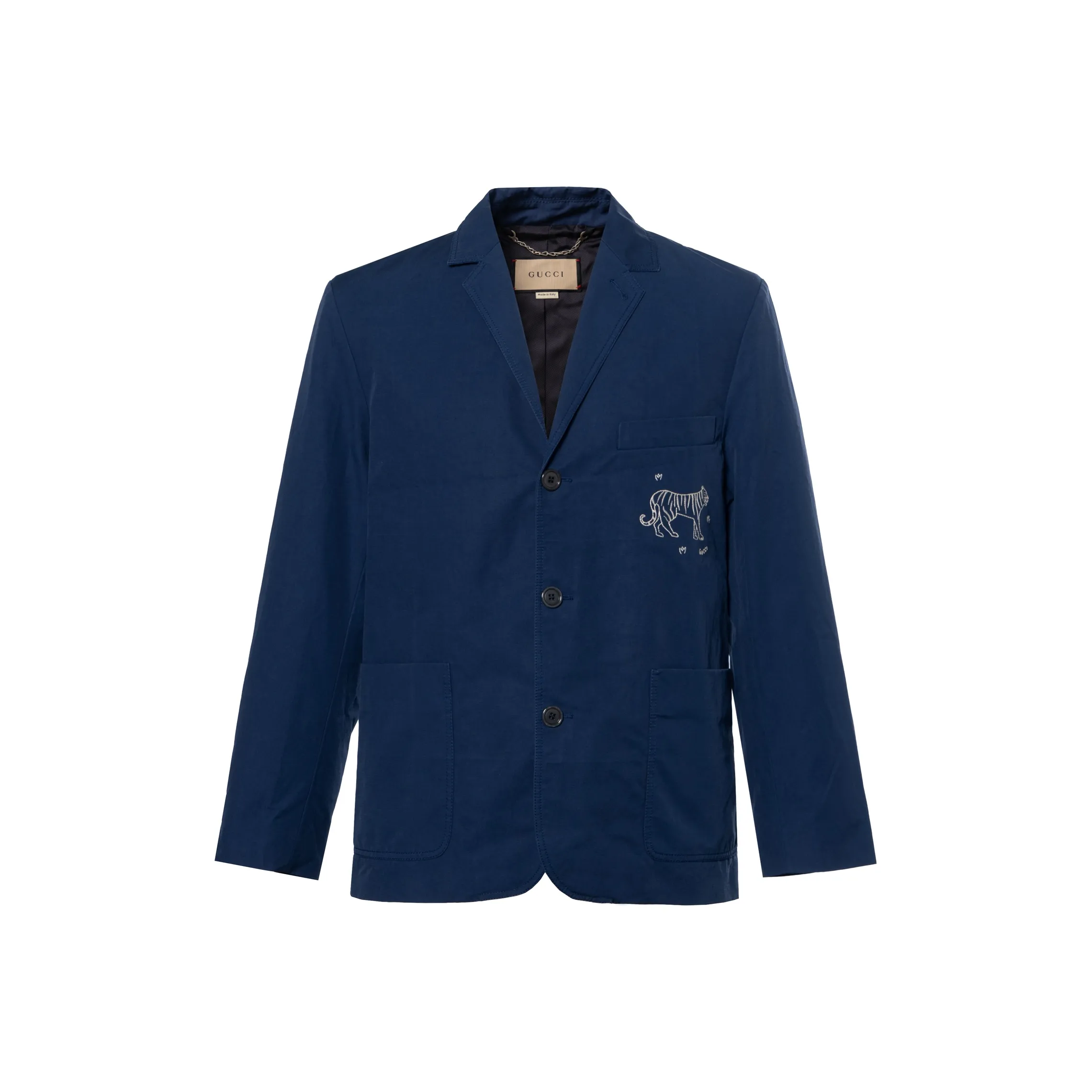 GUCCI SS24 Business Suit Coat Men's Blue