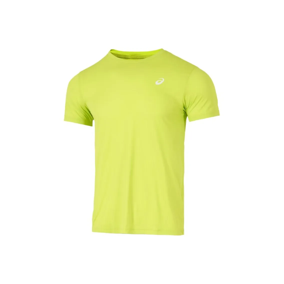 Asics Неоновый Зеленый Мужская Футболка