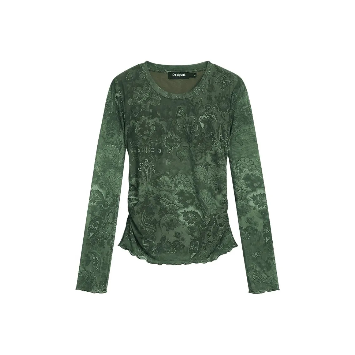 Desigual Оливково-зеленые Женские T-рубашки