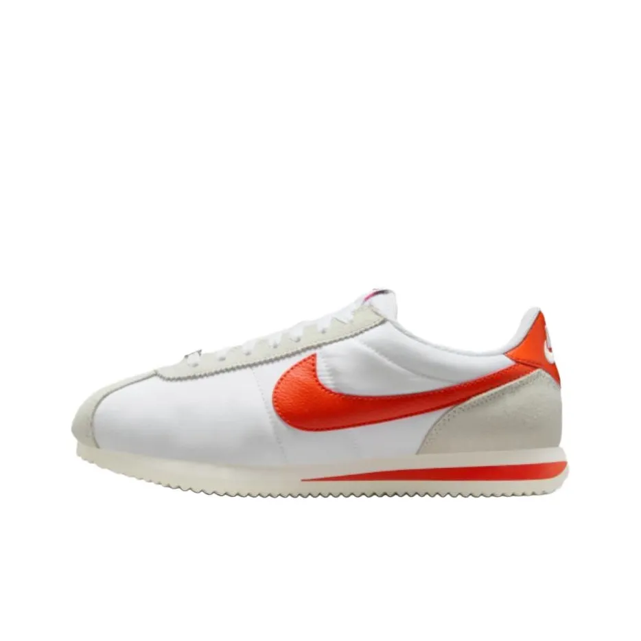 Nike Classic Cortes Беговые кроссовки Женские Белые Красные
