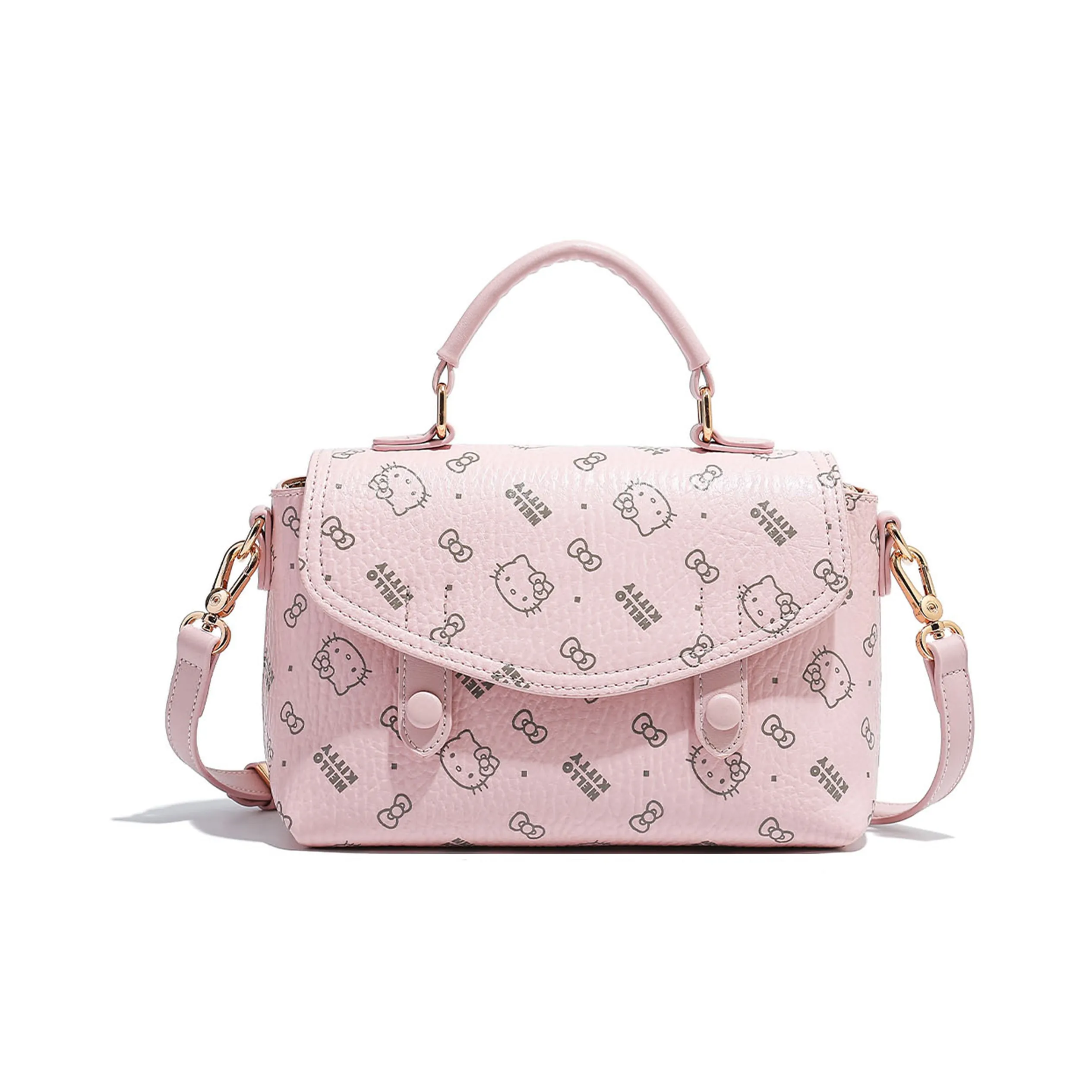 Sanrio Hello Kitty PU (полиуретан) Сумка через плечо Женская Розовая