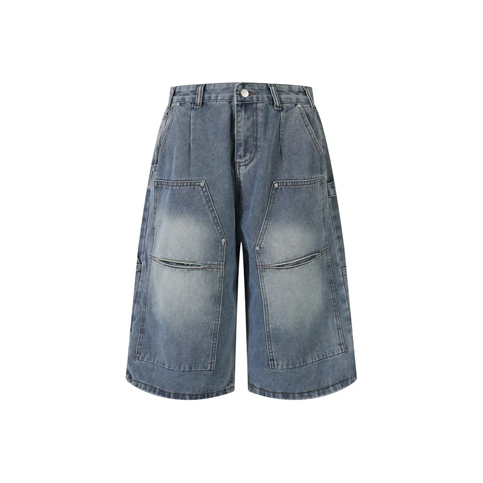 UNDERTIDES Blue Unisex Jeans UNDERTIDES Синий Унисекс Джинсы