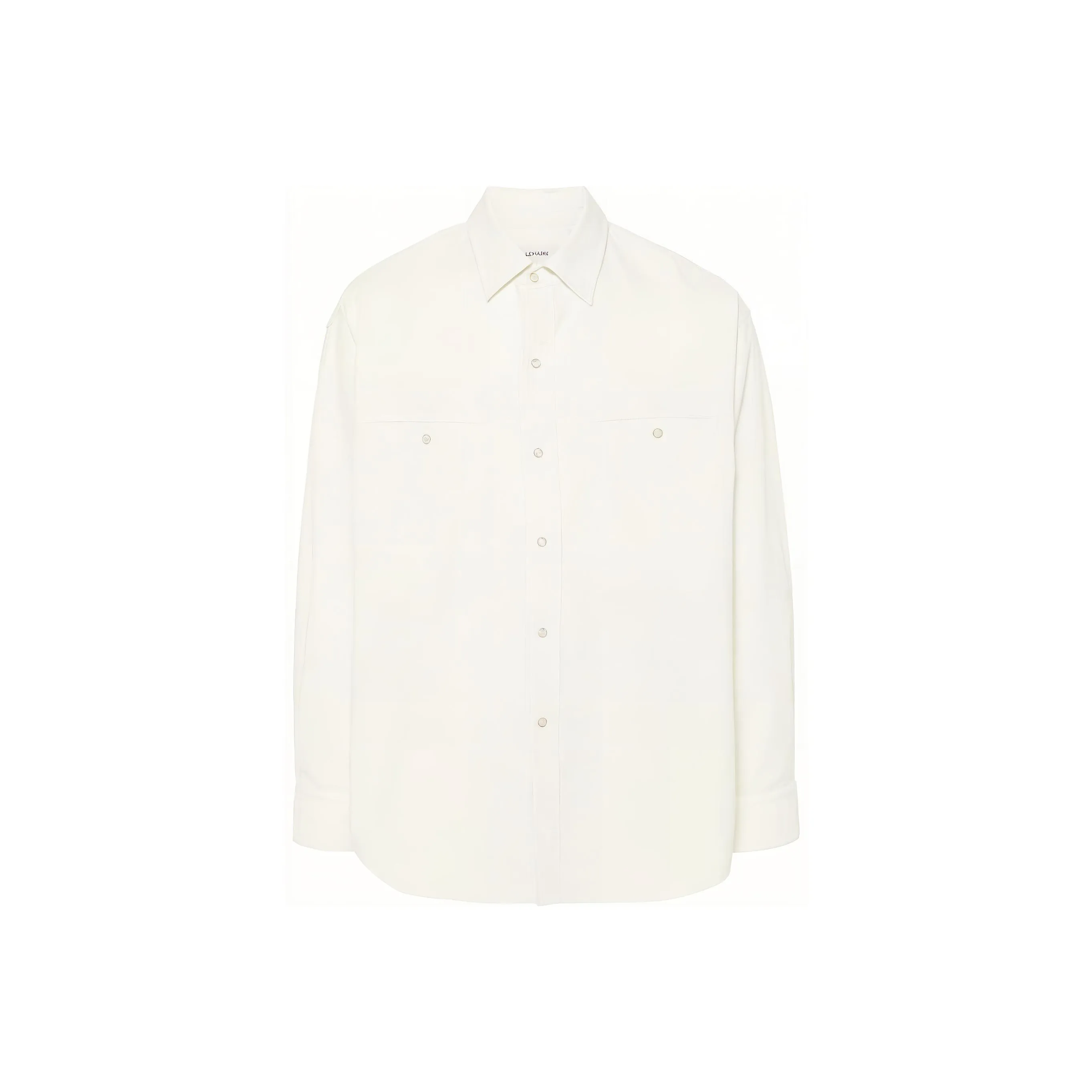 Lemaire Белая Мужская Рубашка