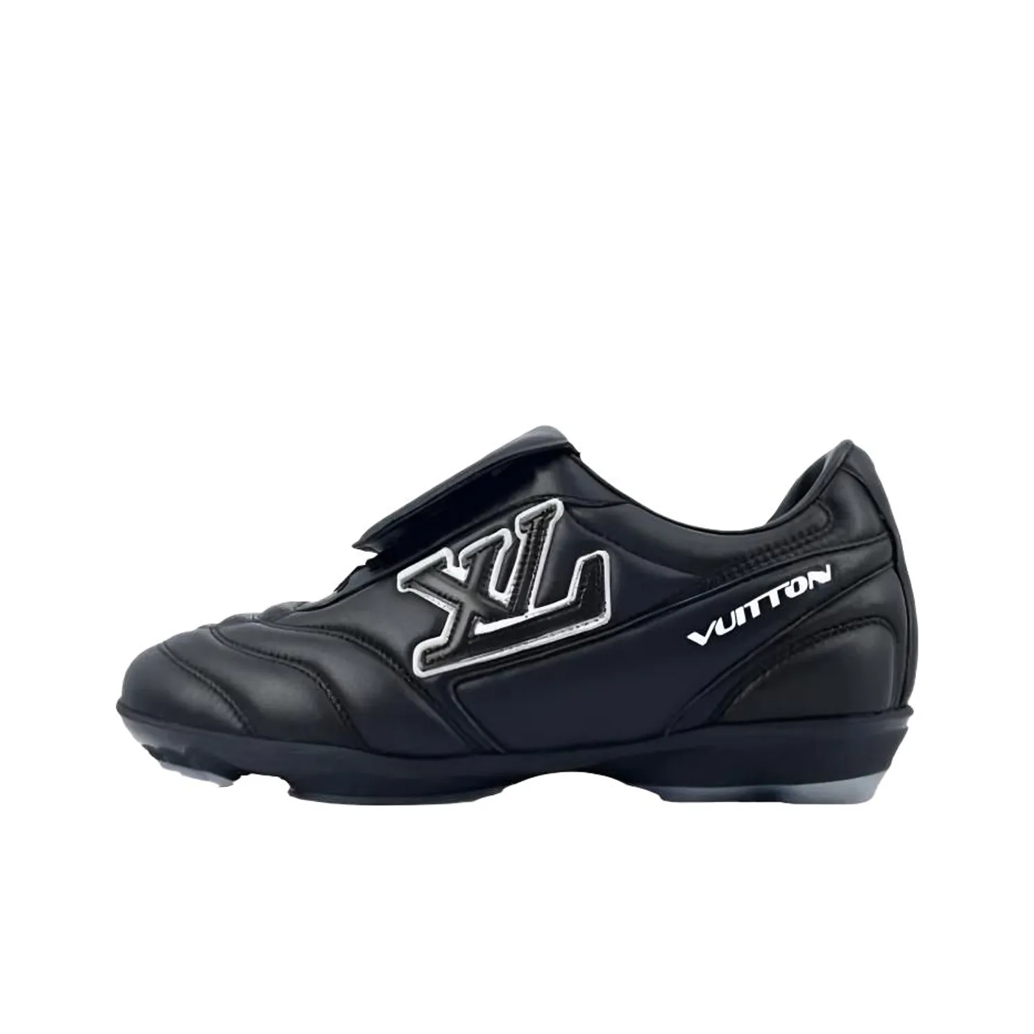 LOUIS VUITTON Footprint 2025 Spring Summer Men's Collection, Soccer Shoes Low Top Casual Shoes Men's Black