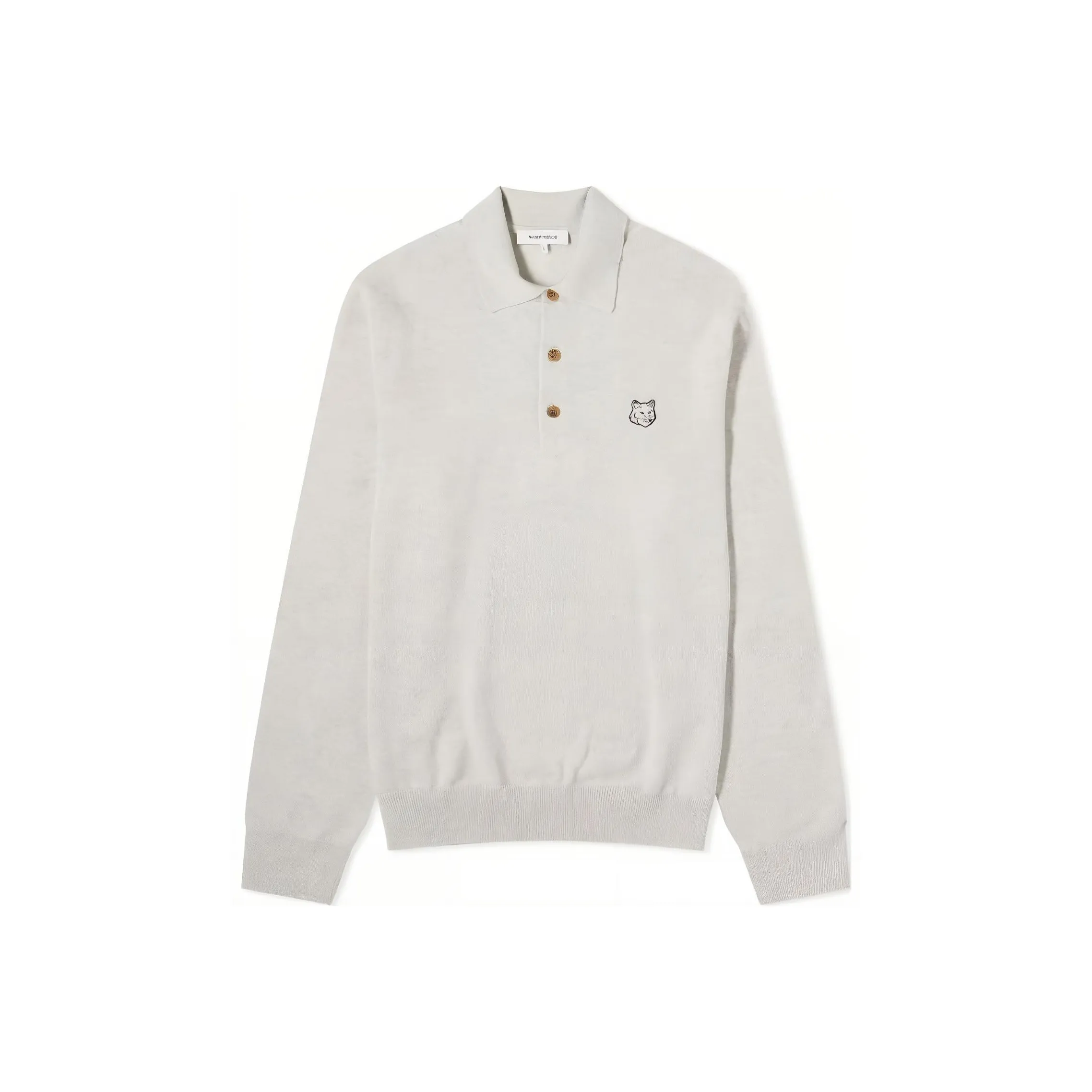 Maison Kitsune Polo Мужское Серое