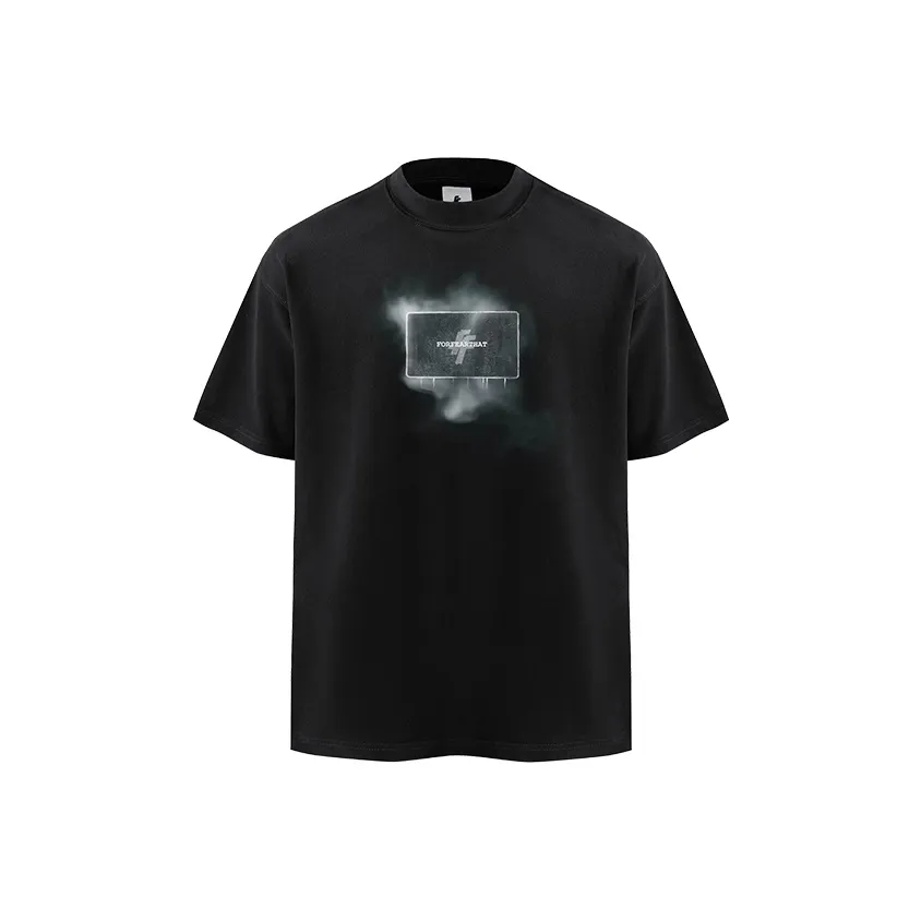 FOR FEAR THAT Черный Унисекс Футболки