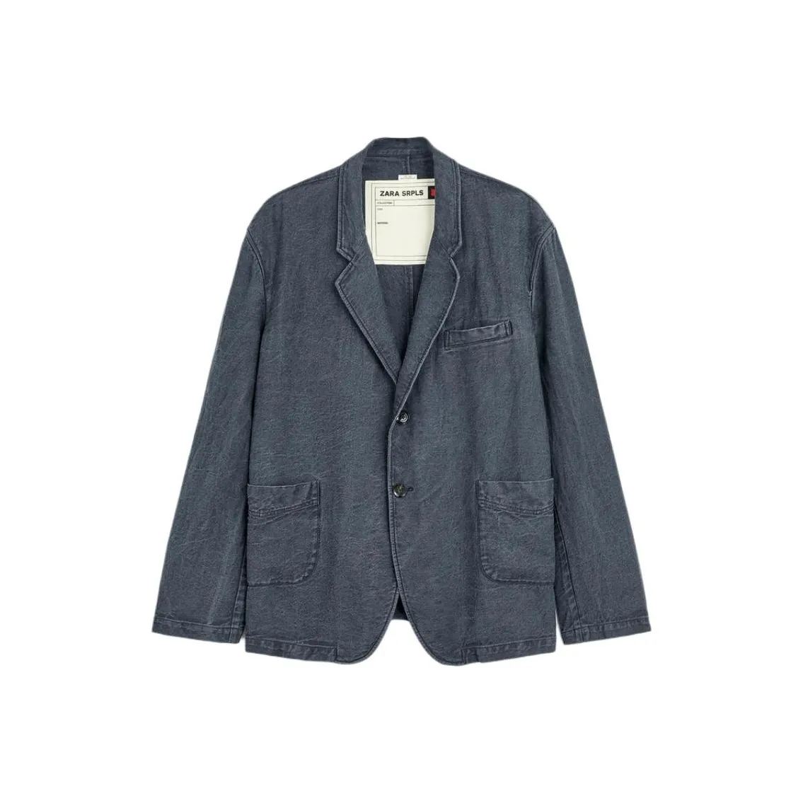 ZARA Linen SS25 Бизнес Костюм Мужской