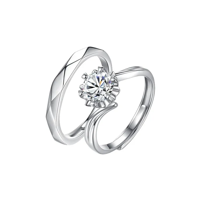 SHIAI Кольца из муассанита Унисекс