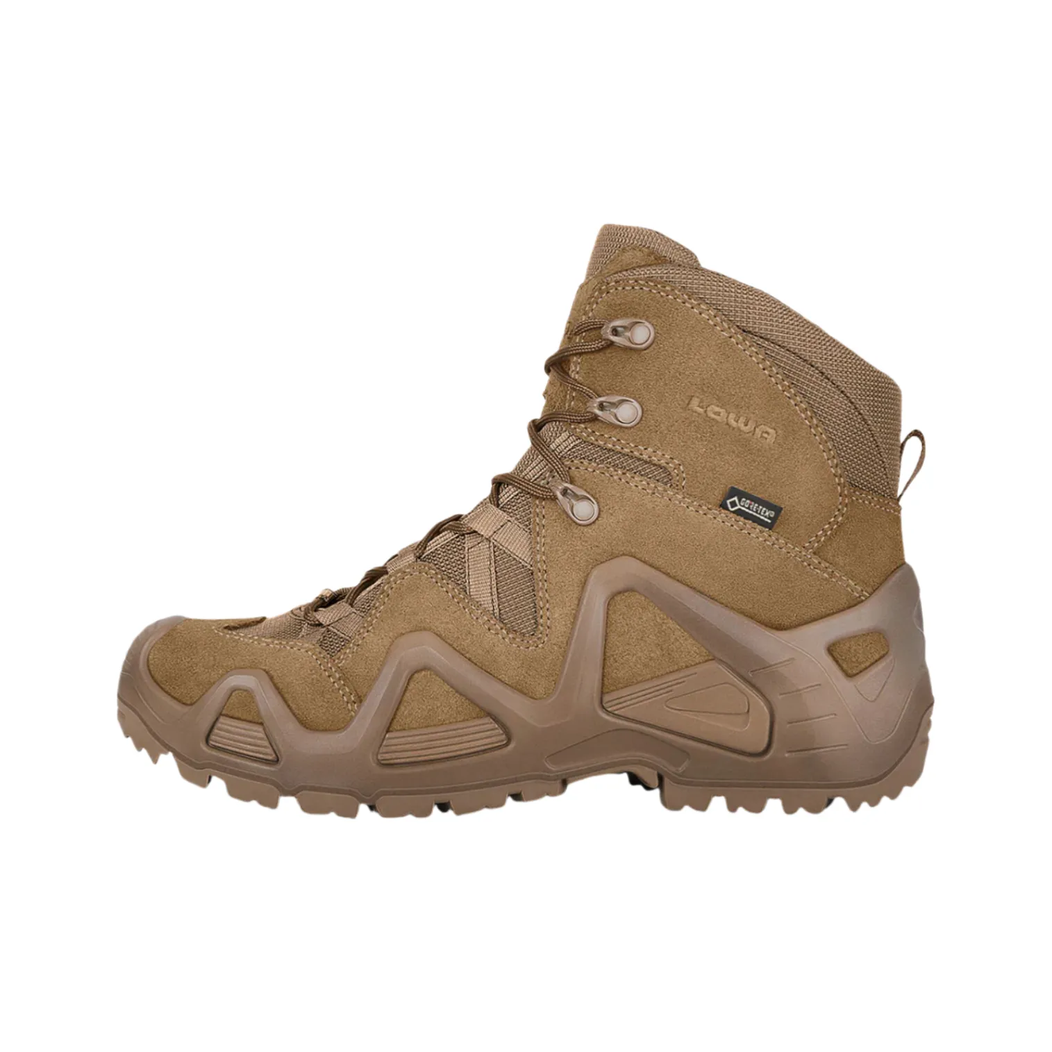 Lowa ZEPHYR GTX Water Resistant Wear Resistant Cushioning Crew Outdoor Boots Men's Deep Coyote Brown