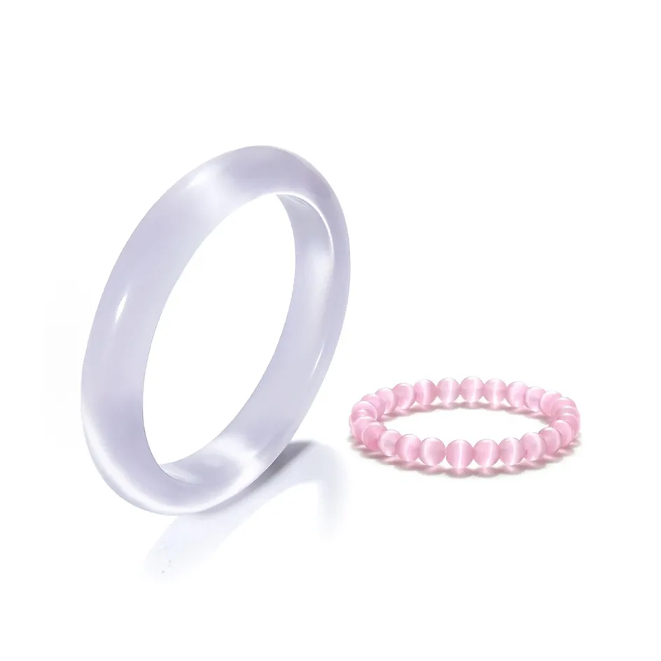 SUIYUEJINGHAO Стекло Кошачий глаз Браслет с бусинами Браслет Унисекс