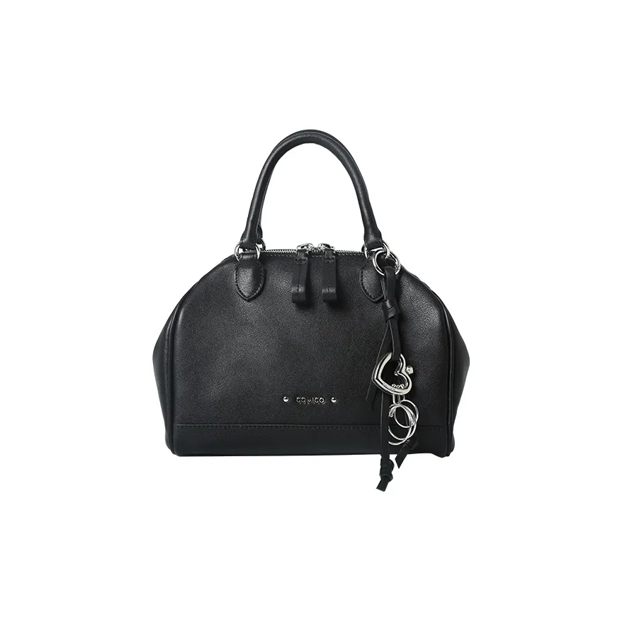 COMICO Bowling Bag из коровьей кожи сумка через плечо сумка маленькая женский черный хаки желтый коричневый