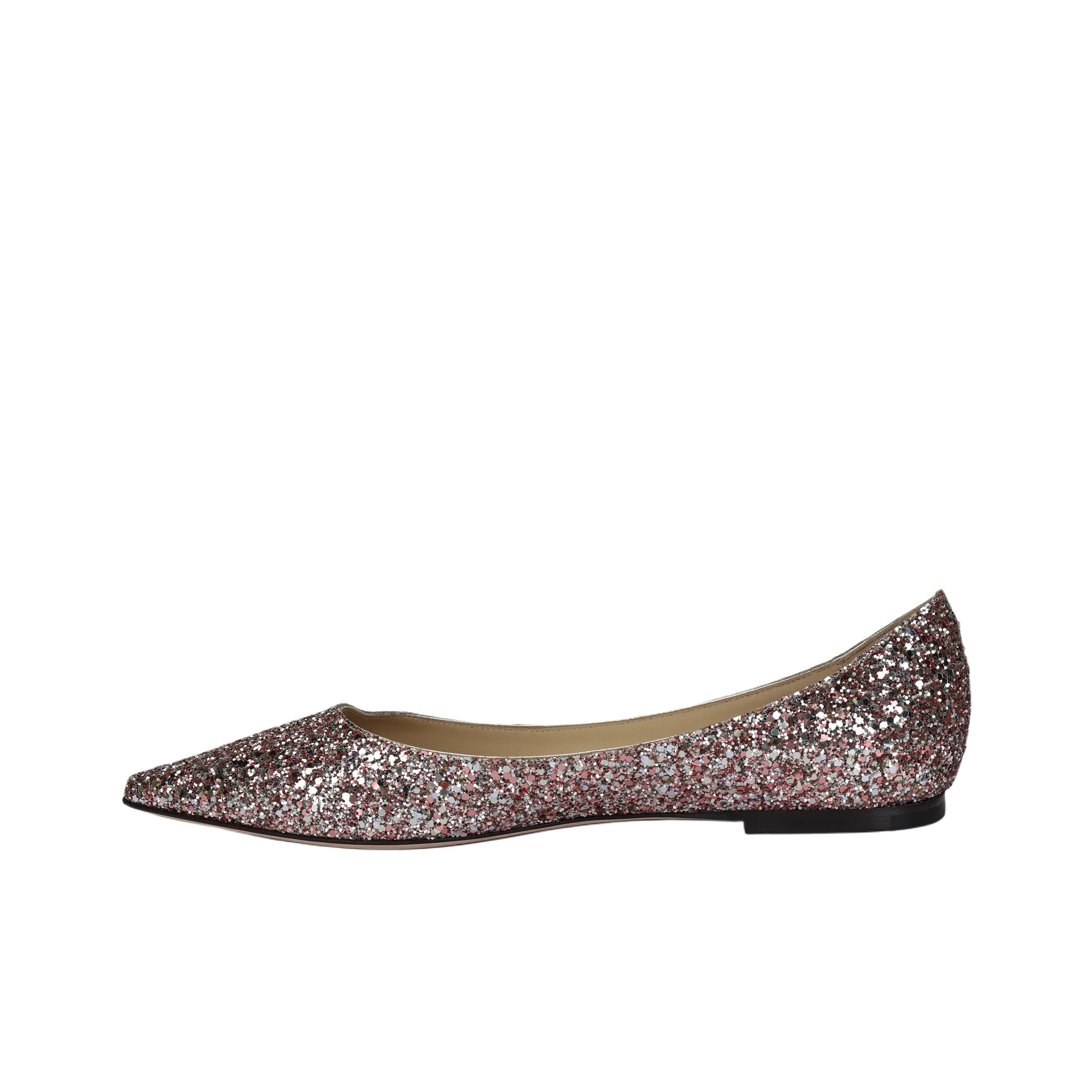 Jimmy Choo LOVE Flat Shoes Women's Pink