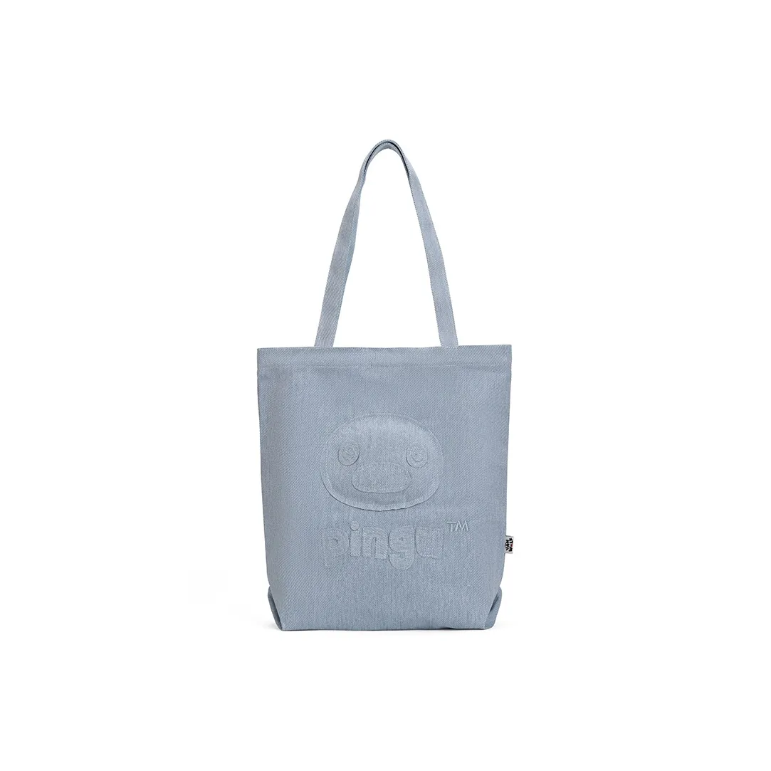 VANWALK PINGU Хлопок Плечевая сумка Портативная сумка-тоут из холста Сумка для покупок Большая женская многоцветная