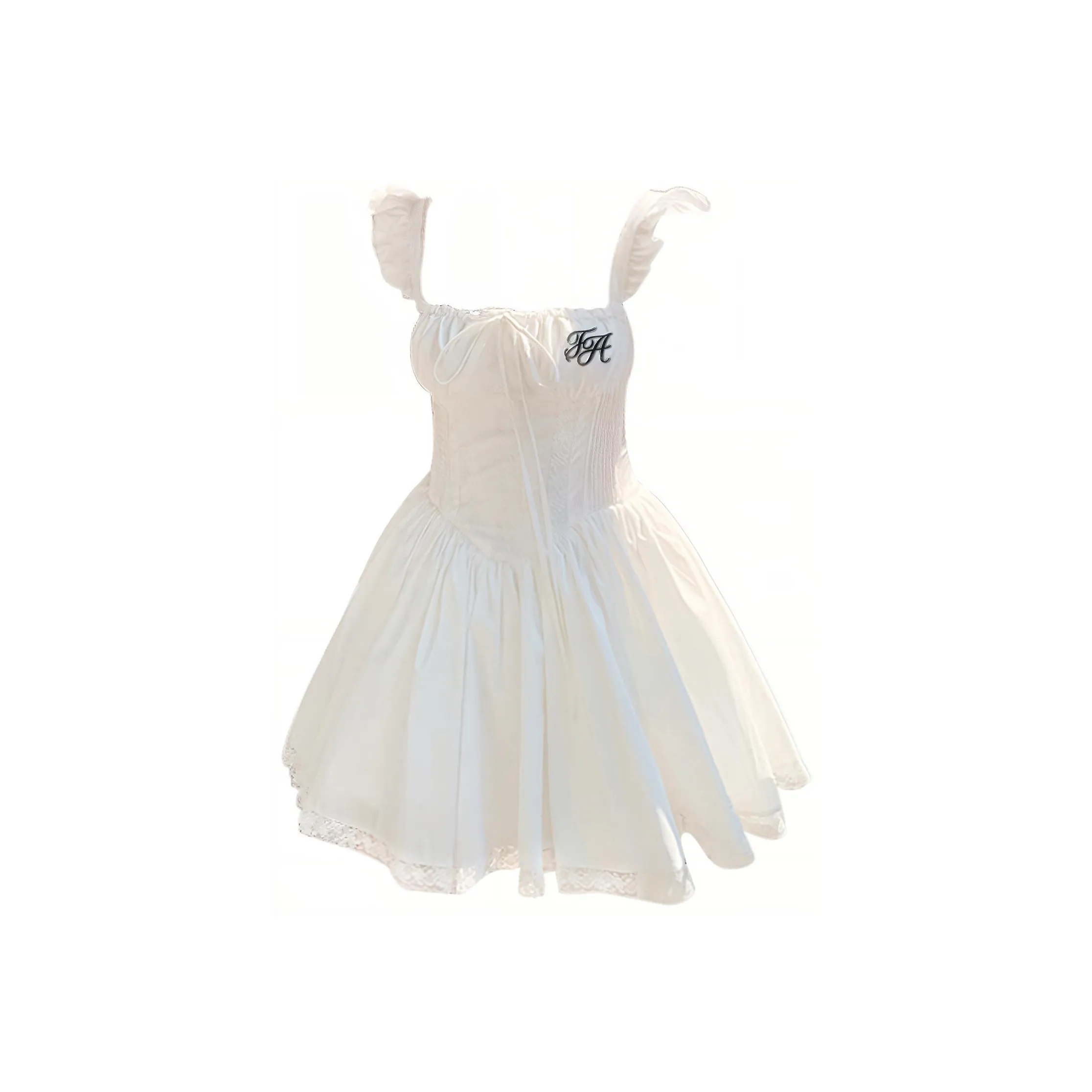 FOASIS Slip Платье Женское Белое