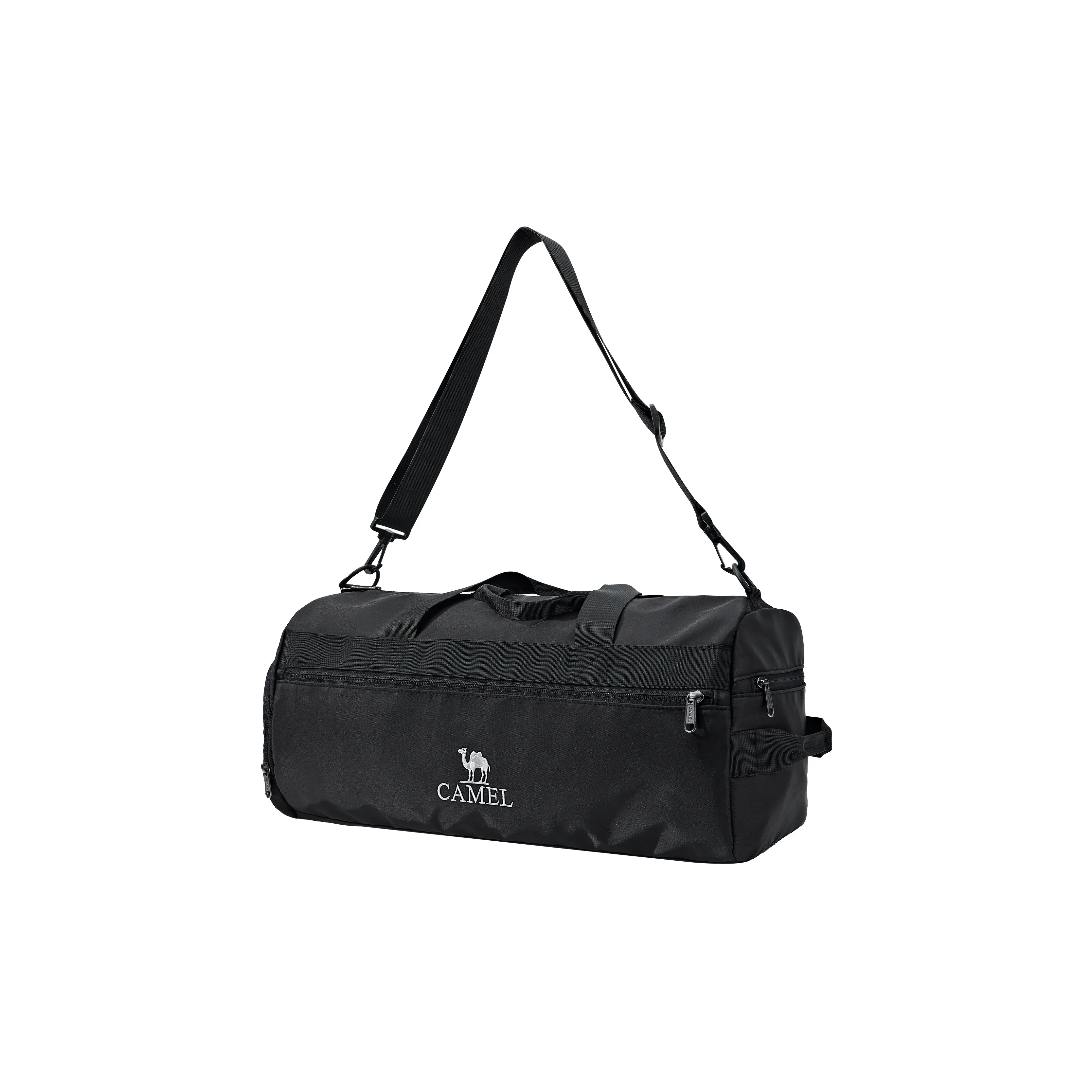 CAMEL Polyester Gym Bag Unisex Night Black/Galaxy Gray