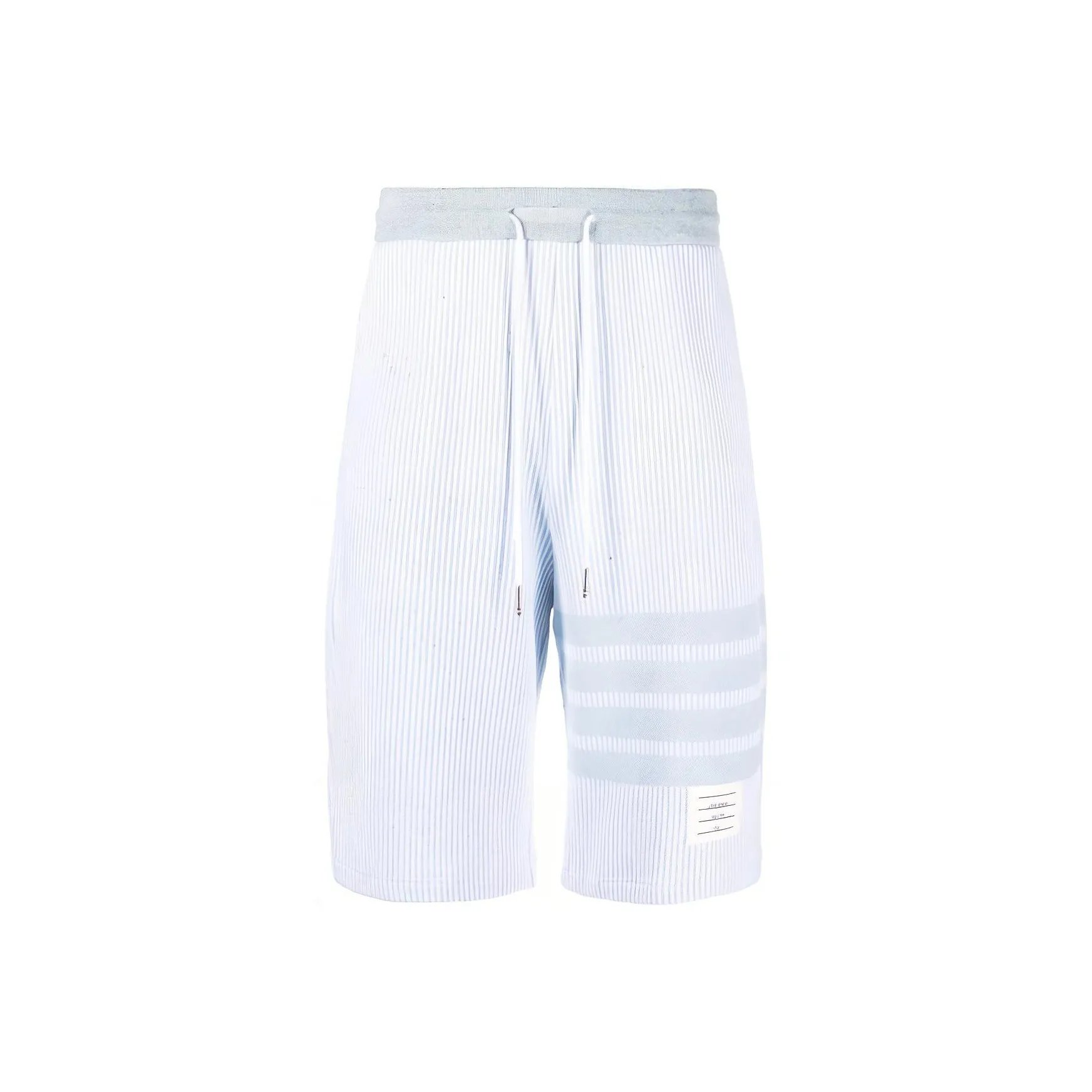 THOM BROWNE 4 Bar Striped Drawstring Shorts