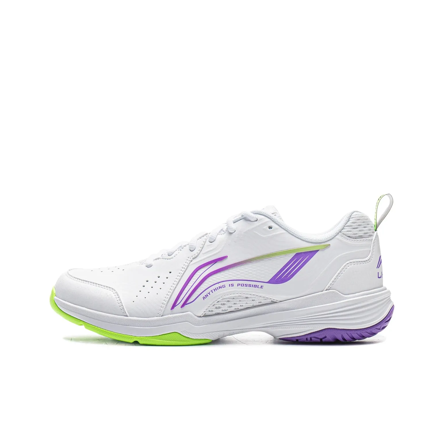 LINING FLYING EAGLE Дышащая и Легкая Низкая Обувь для Бадминтона Унисекс Стандартная Белая