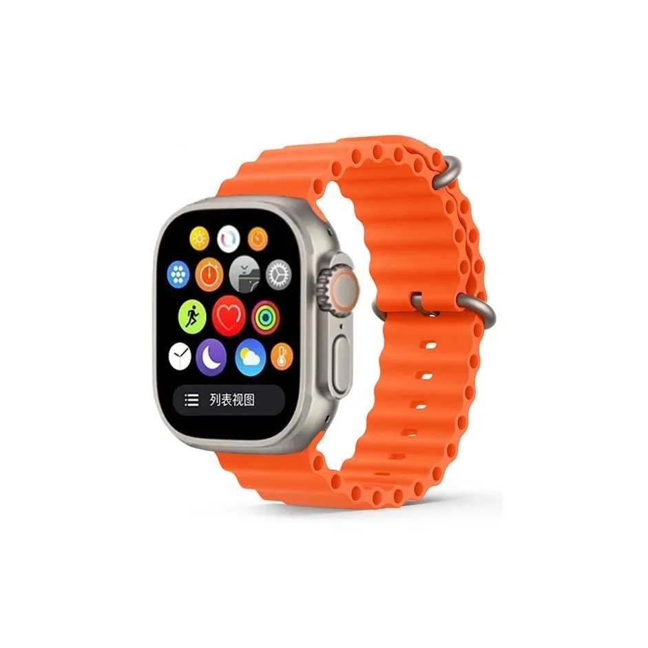 KUWU STREET Ремешок Apple Совместимость Кремниевый Материал