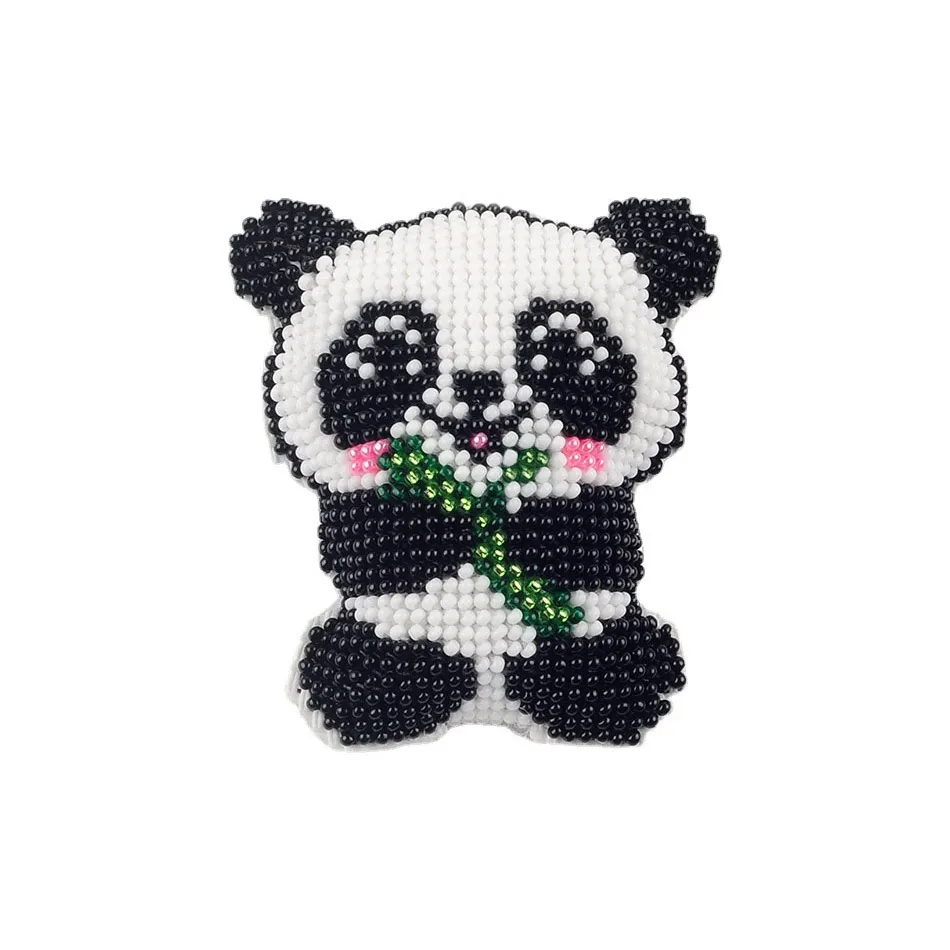 MENGJIMA DIY Бамбуковый лист Панда DIY Одежда Дизайн