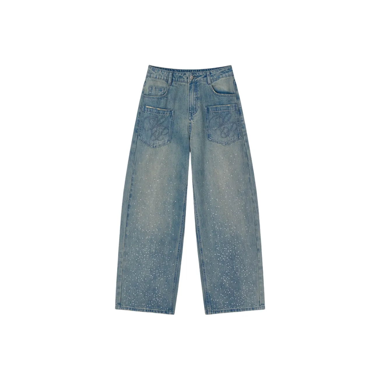 JOPPTI Blue Women's Jeans JOPPTI Синий Женские Джинсы