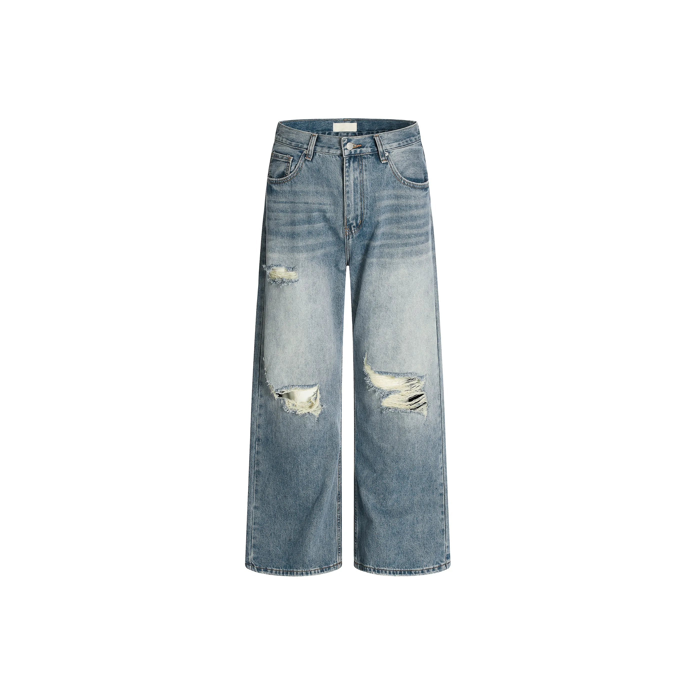 Captainbeer Washed Blue Women's Jeans Капитанбир Вымытые Синий Женские Джинсы