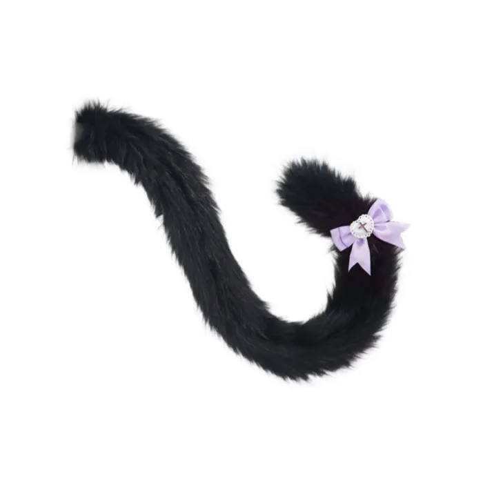 KecoSweet Ручная работа Плюшевый Фальшивая Кошачья Ушанка и Ласточкин хвост Косплей реквизит