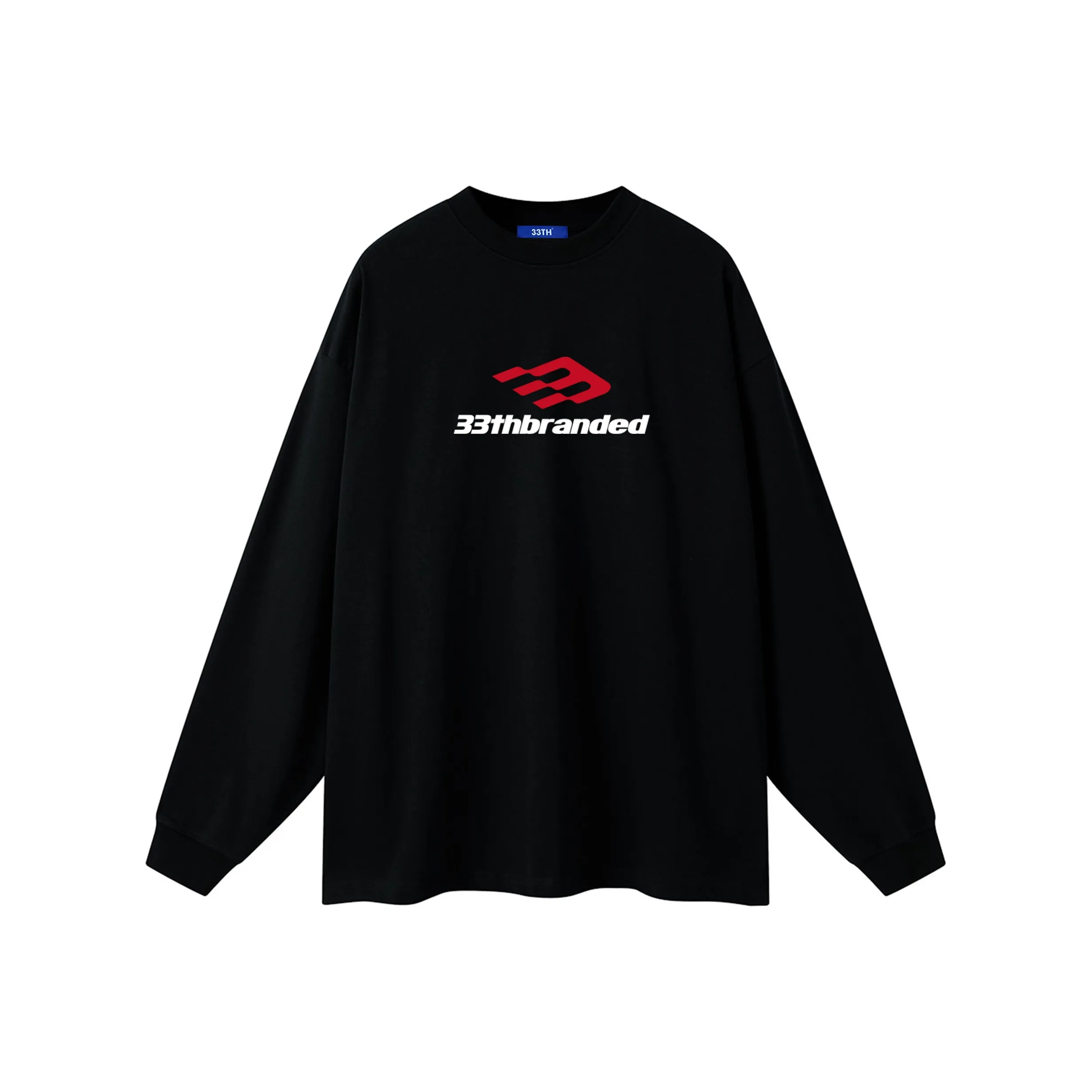 33TH Длинный рукав T-рубашка унисекс