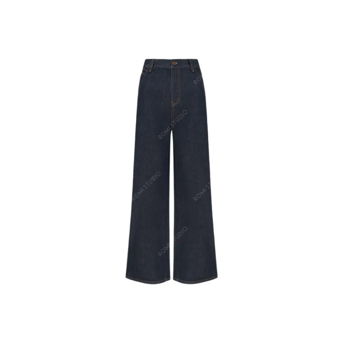 ROMI STUDIO Темно-синие женские джинсы