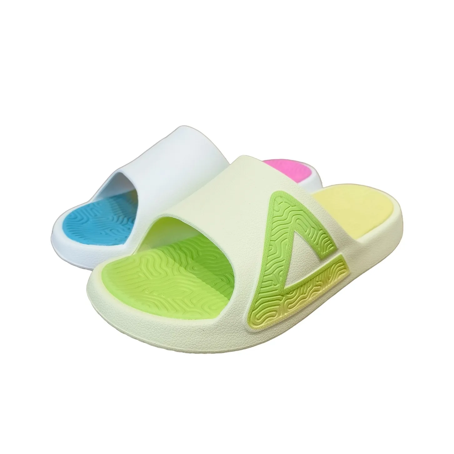 PEAK Tai Ji1,0 Противоскользящие устойчивые к запахам устойчивые к истиранию Слипоны Унисекс Сине-зеленый Несовпадающие