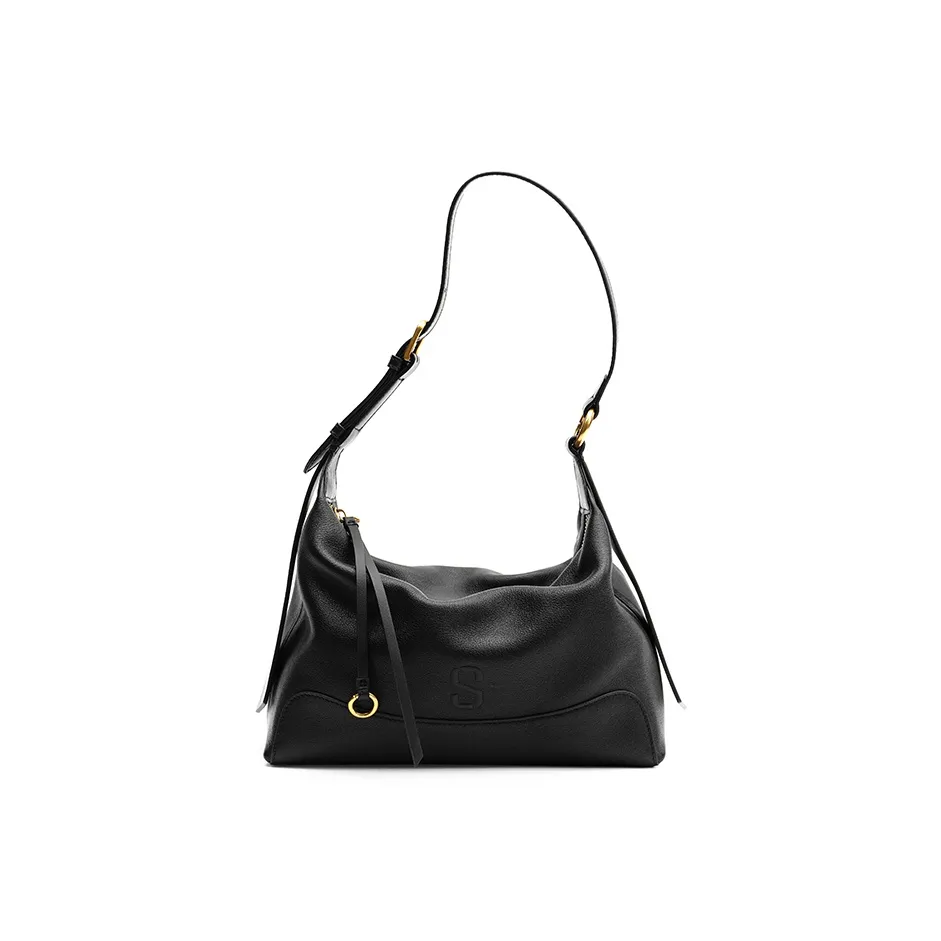 Simedin Сумка через плечо из коровьей кожи среднего размера женская глубокий черный карамельный коричневый серо-бежевый